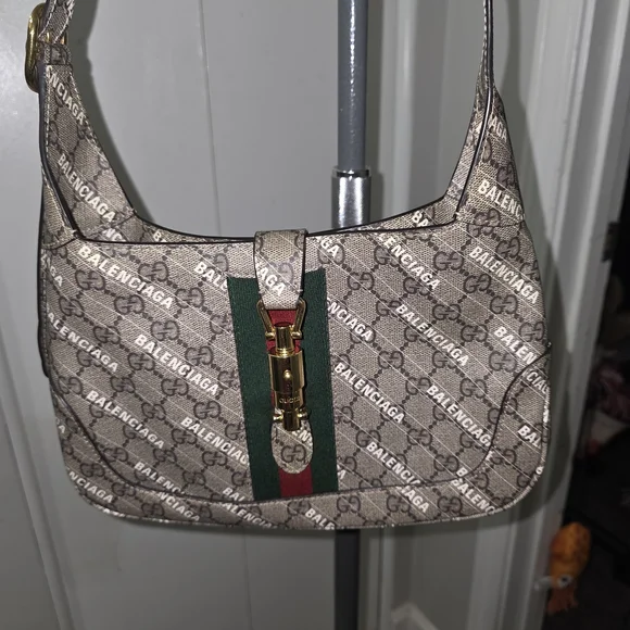 Balenciaga x Gucci Calab.Beige Shoulder Bag. NWOT. - Picture 2 of 14